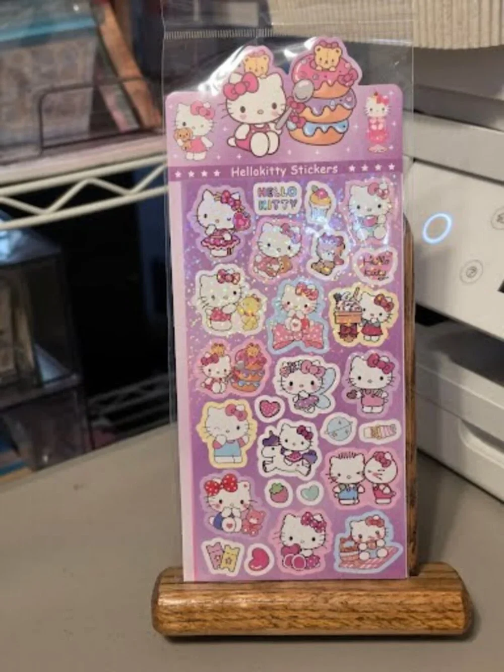 STK-2540 Hello Kitty Laser Sticker Sheet